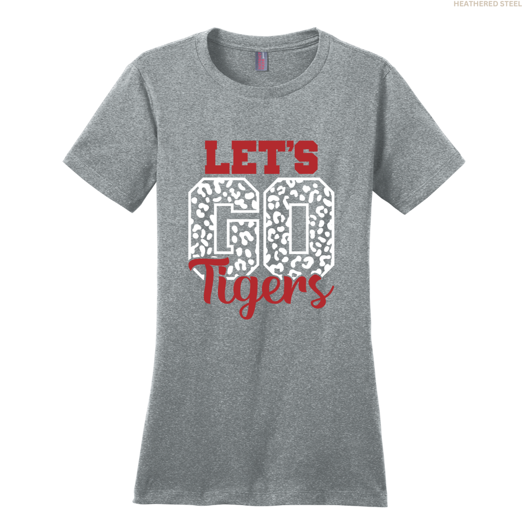Let's Go Tigers Printed Women's Perfect Tee