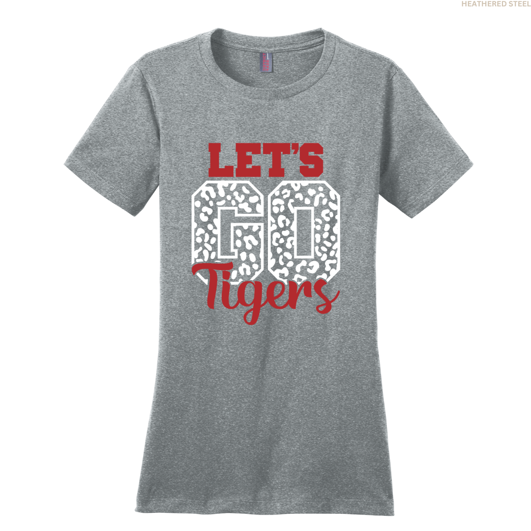 Let's Go Tigers Printed Women's Perfect Tee