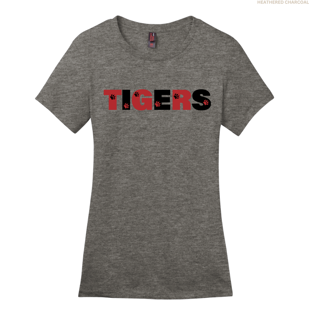Tigers Paw Prints Women's Perfect Tee