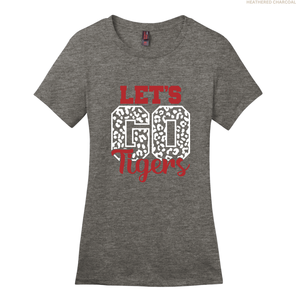 Let's Go Tigers Printed Women's Perfect Tee