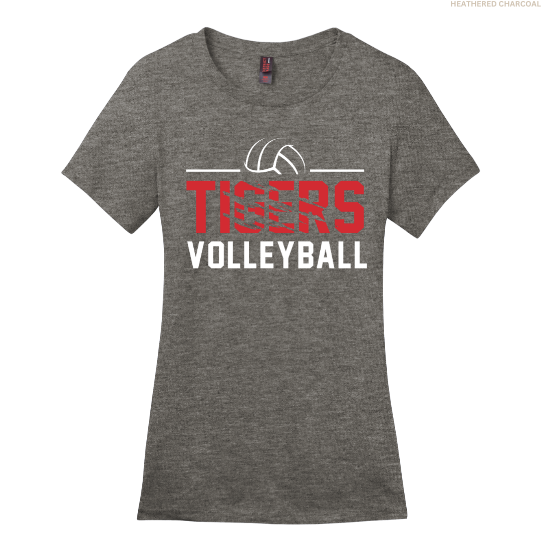 Tigers Volleyball Claw Women's Perfect Tee