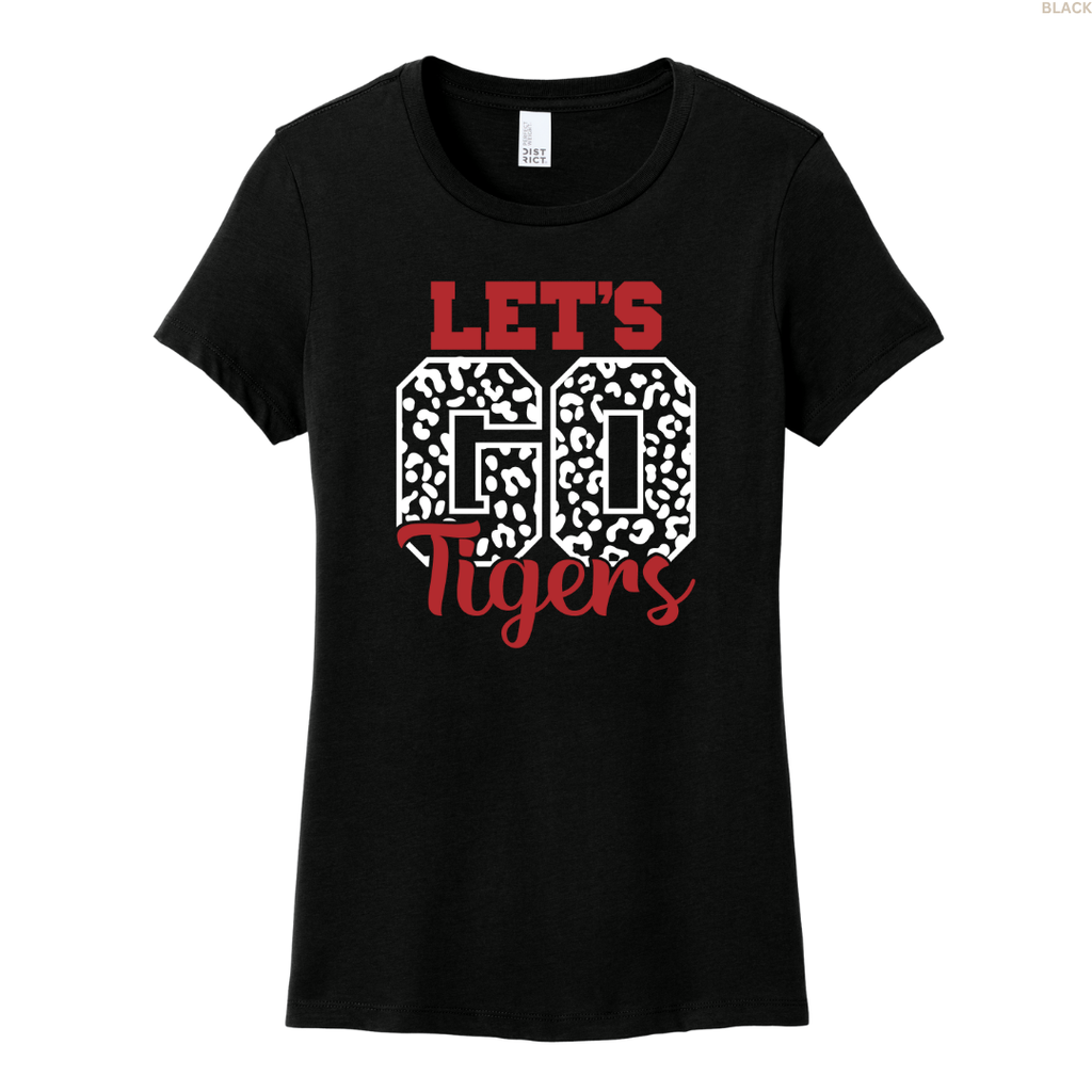 Let's Go Tigers Printed Women's Perfect Tee