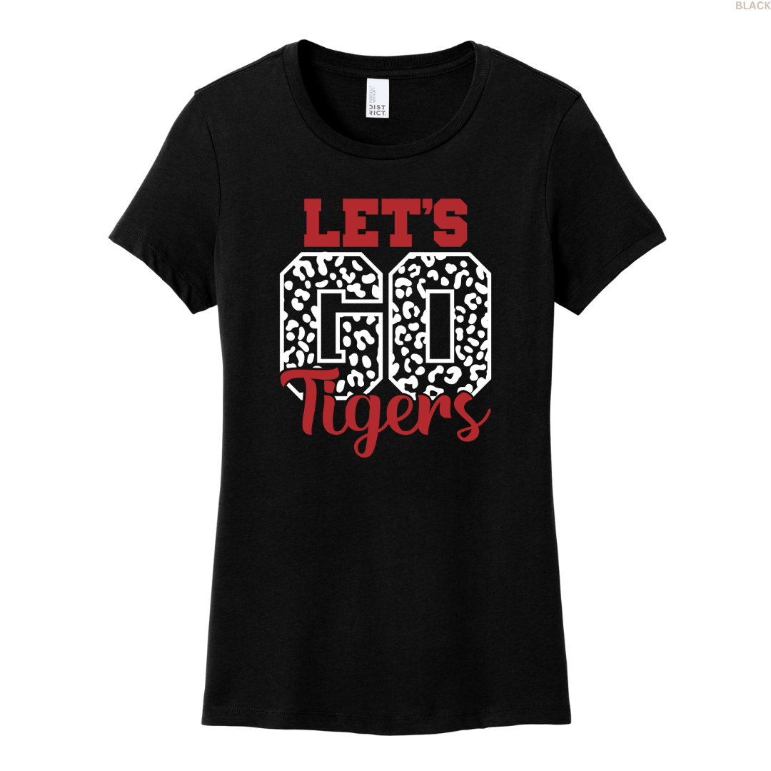 Let's Go Tigers Printed Women's Perfect Tee
