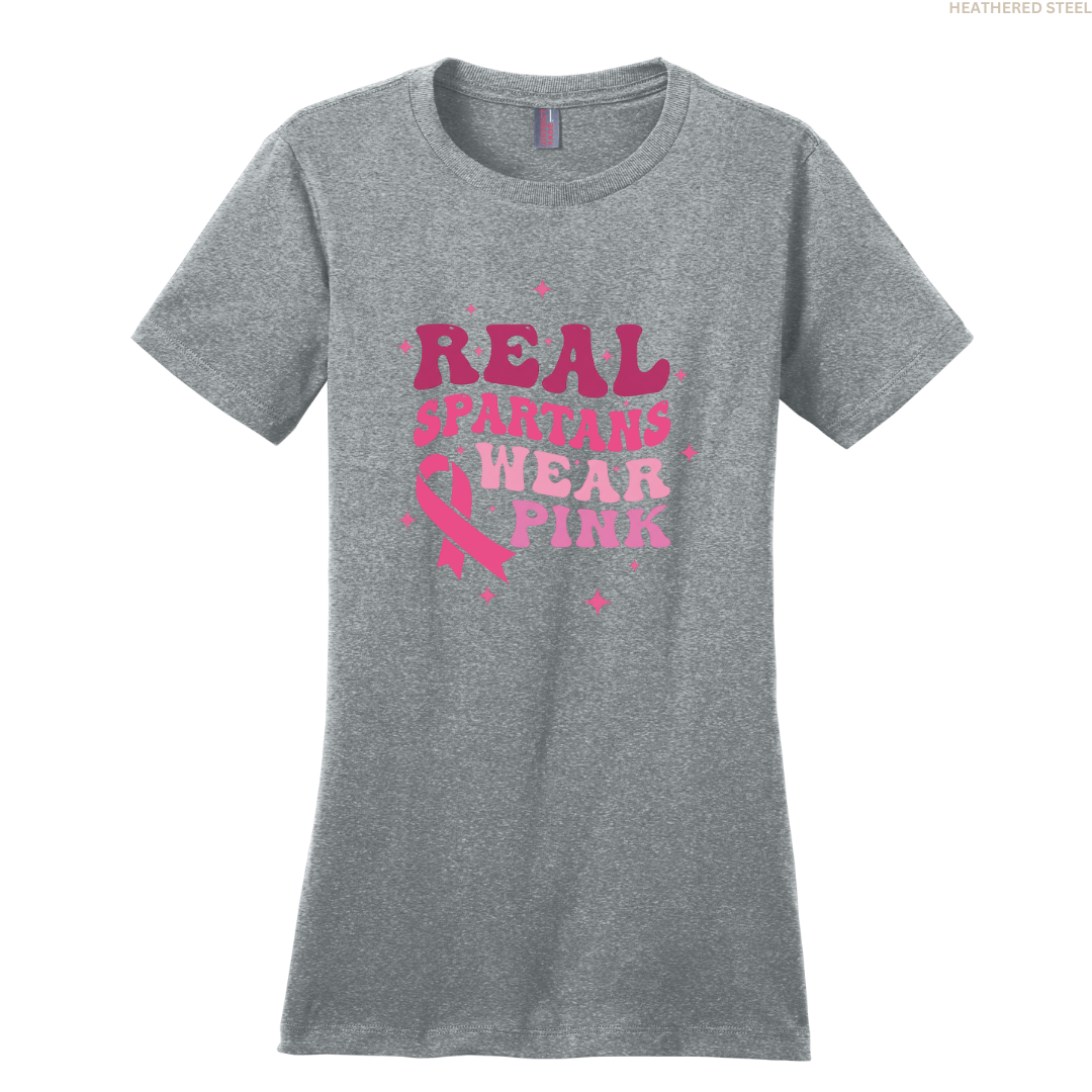 Real Spartans Wear Pink Women's Perfect Tee