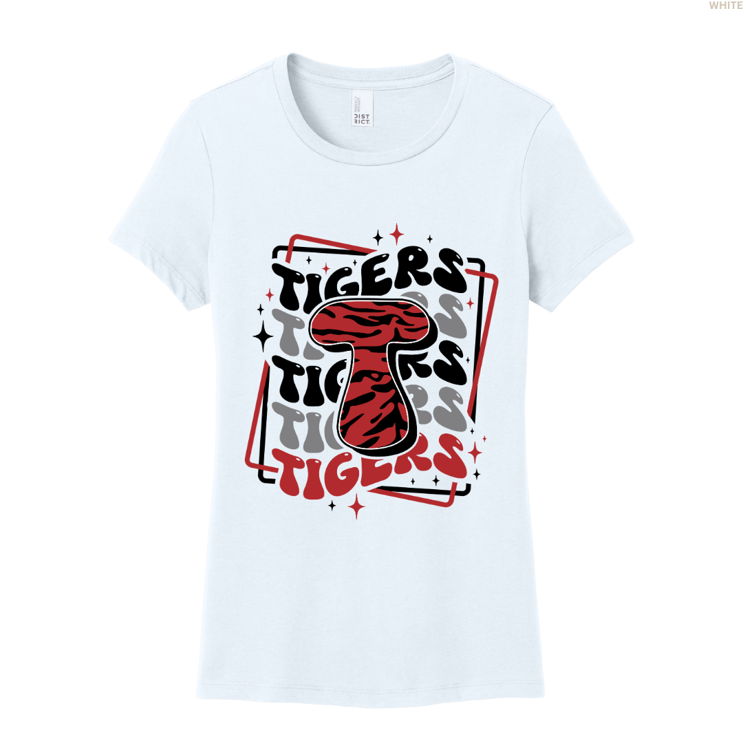 Tigers Framed Women's Tees