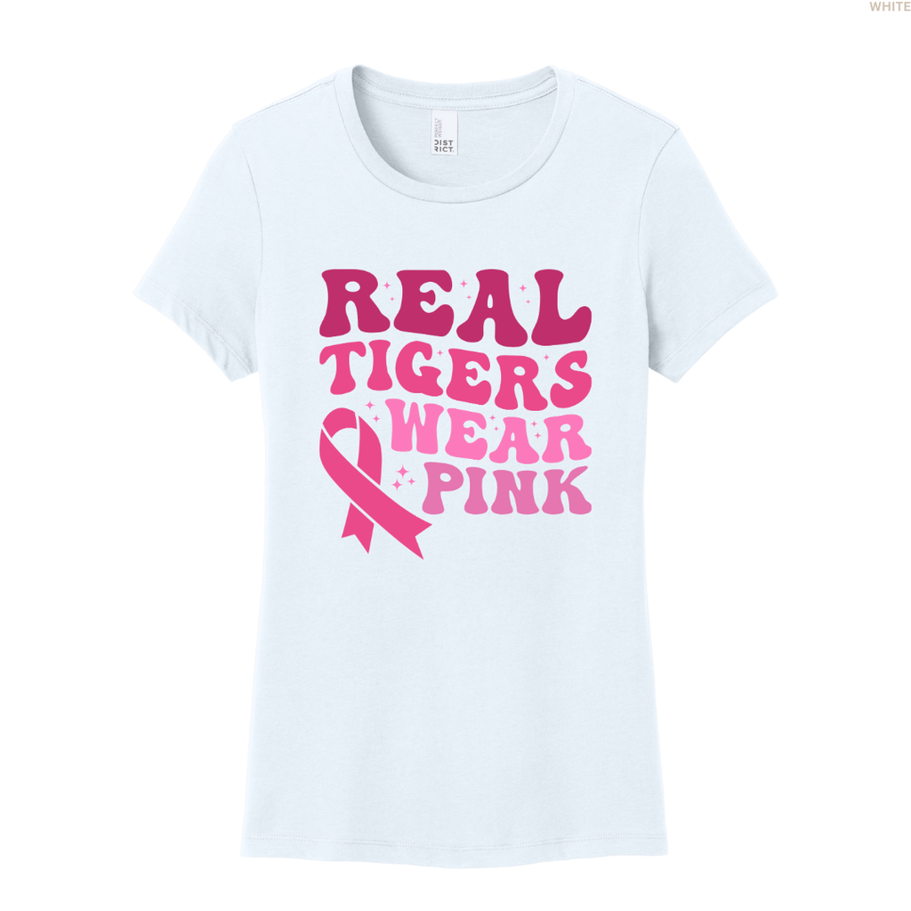 Real Tigers Wear Pink Women's Tees