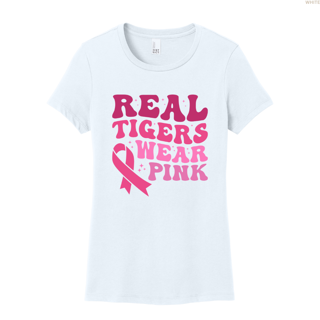 Real Tigers Wear Pink Women's Tees
