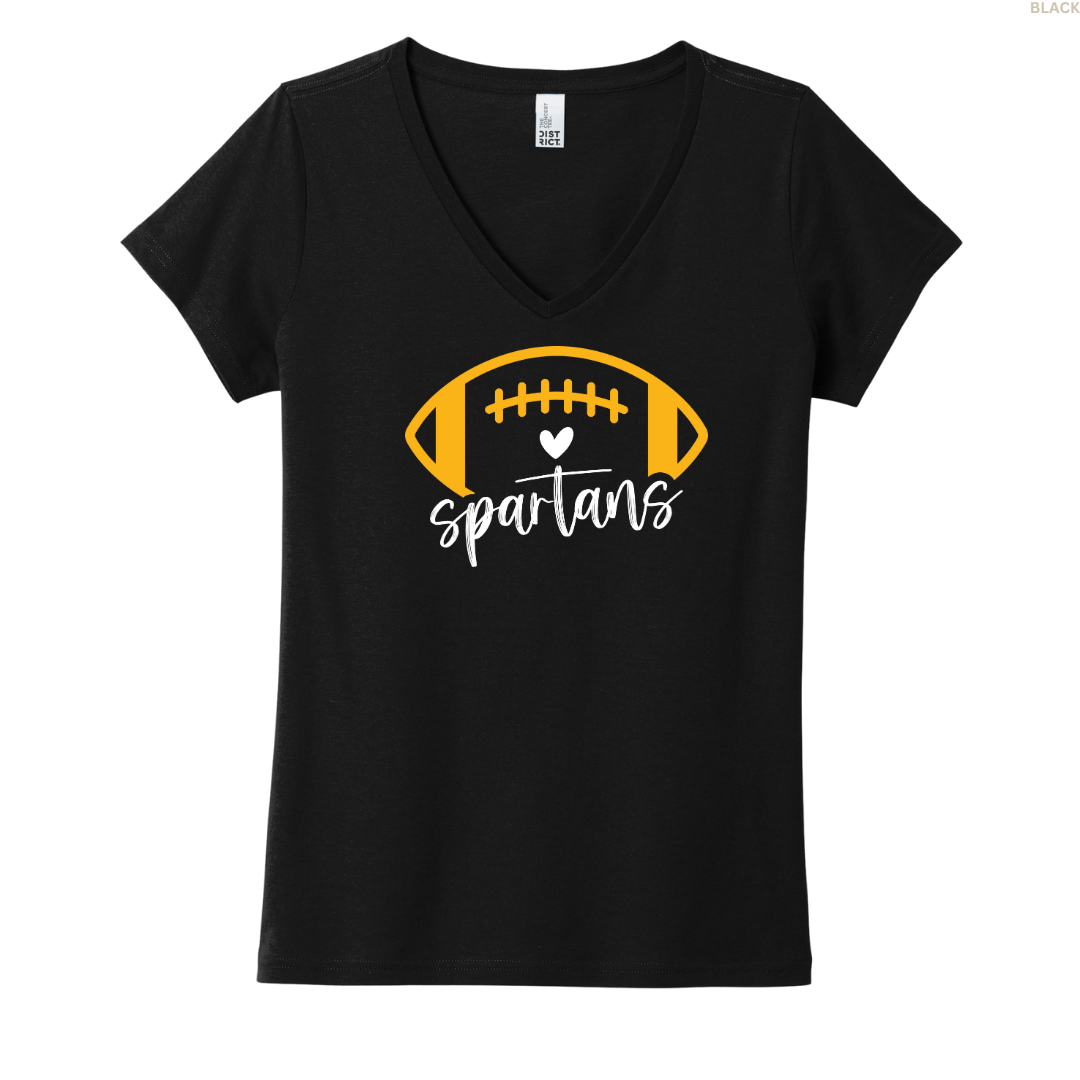 Spartans Football Women's V-neck