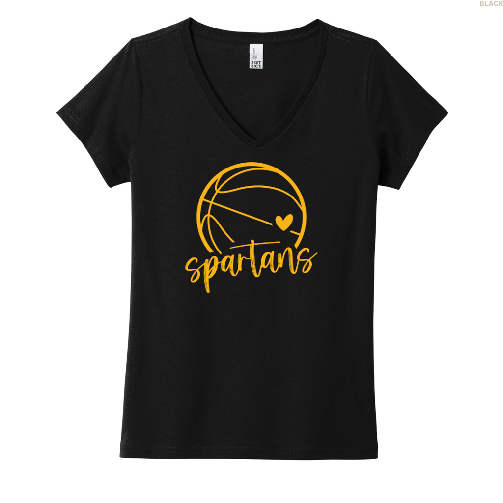 Spartans Basketball Women's V-neck