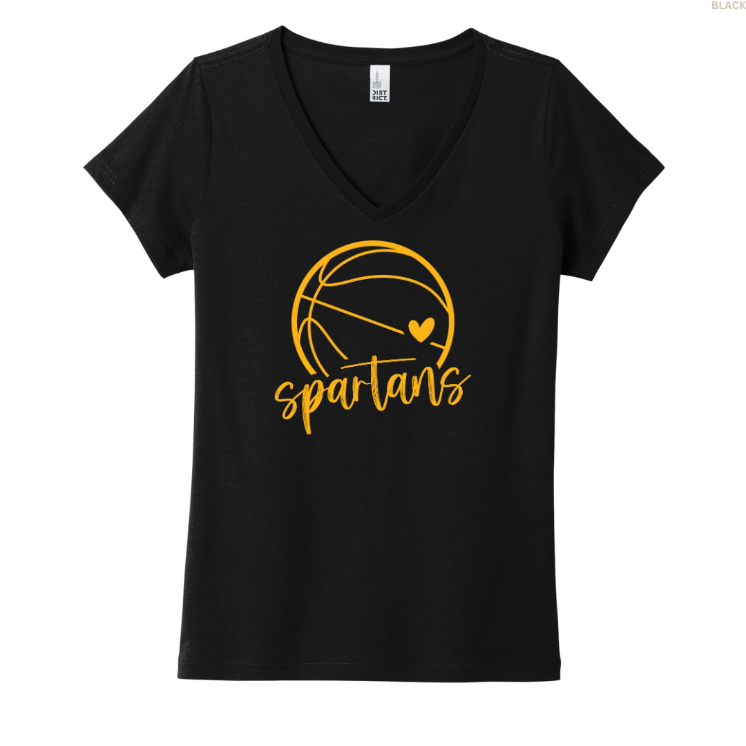 Spartans Basketball Women's V-neck