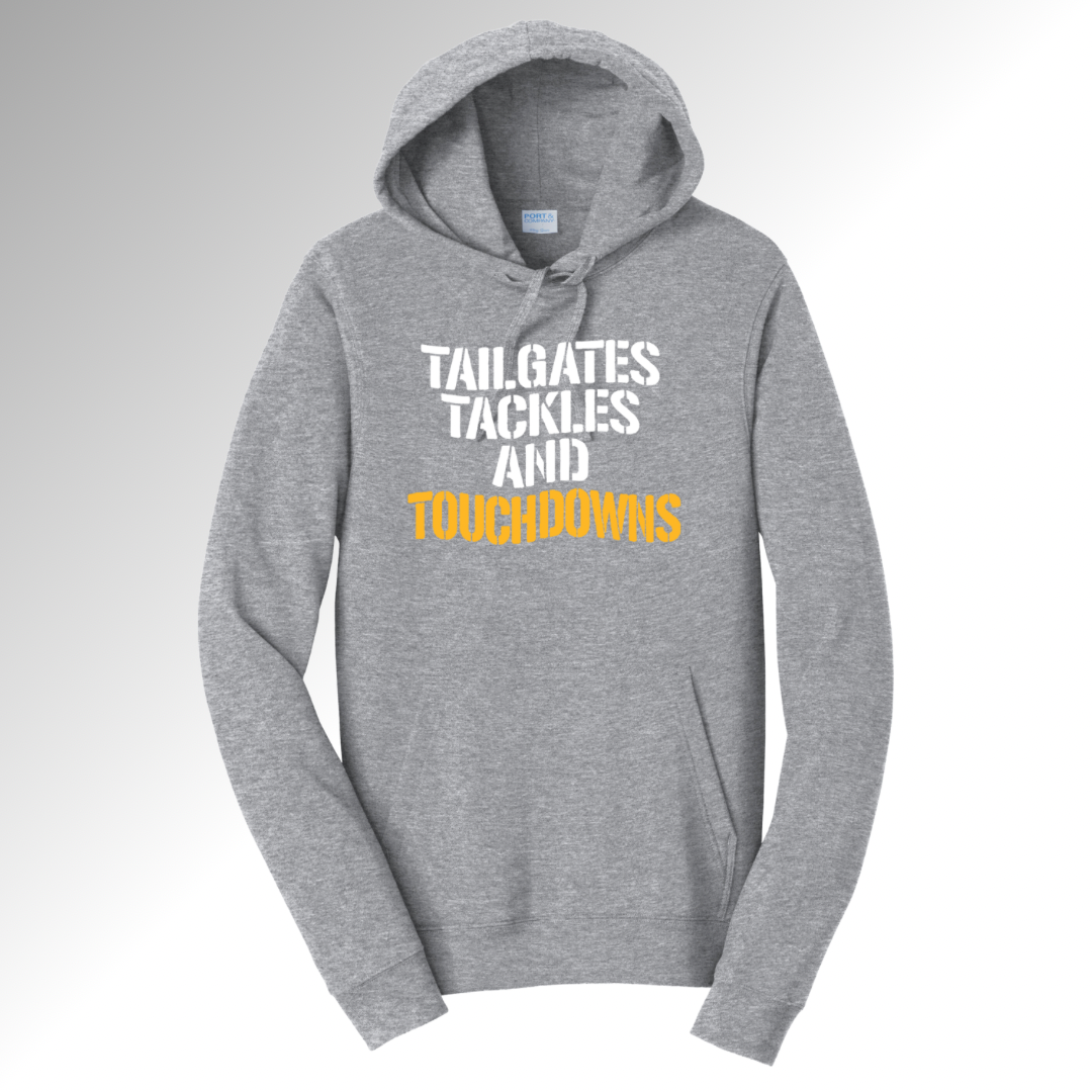 Tailgates, Tackle & Touchdown hoodie