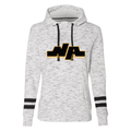 Women’s Mélange Fleece Striped-Sleeve Hooded Sweatshirt Collection