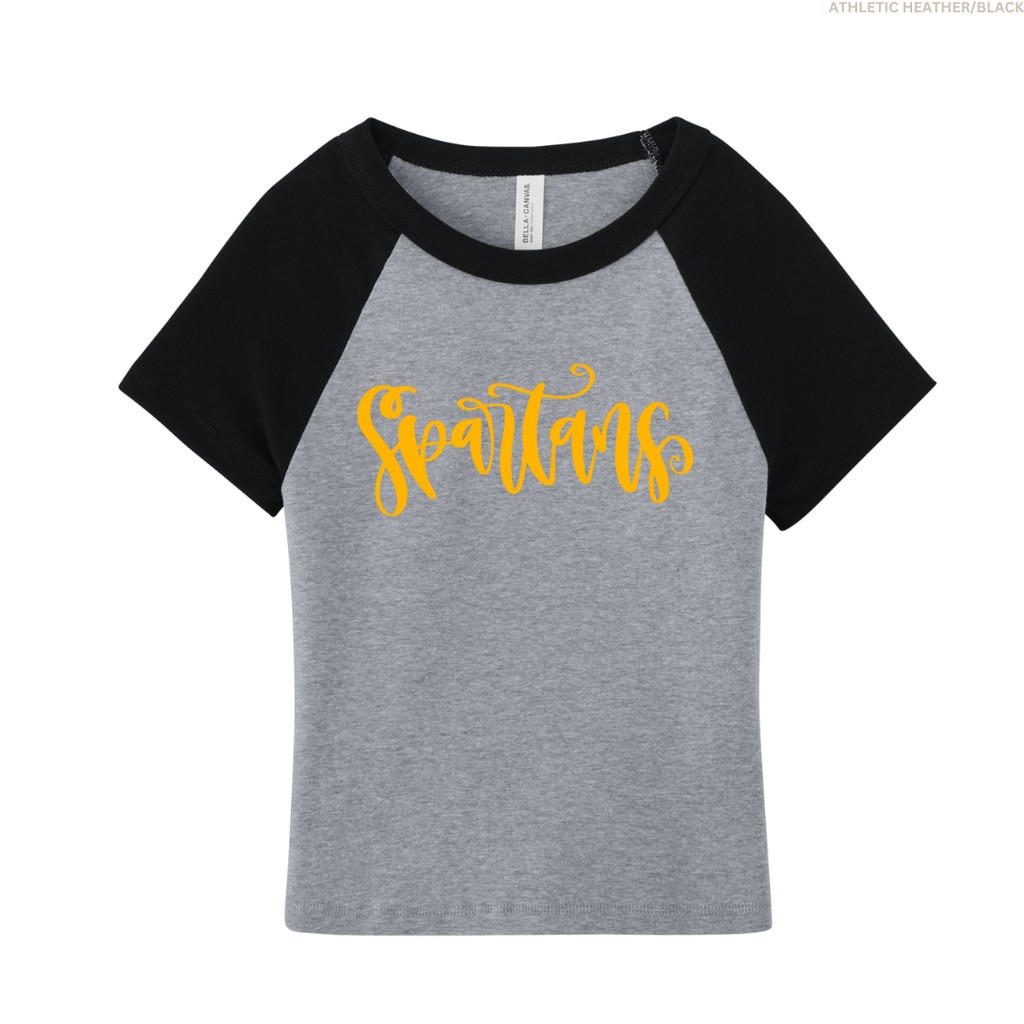 Spartans Women's Raglan Baby Tee