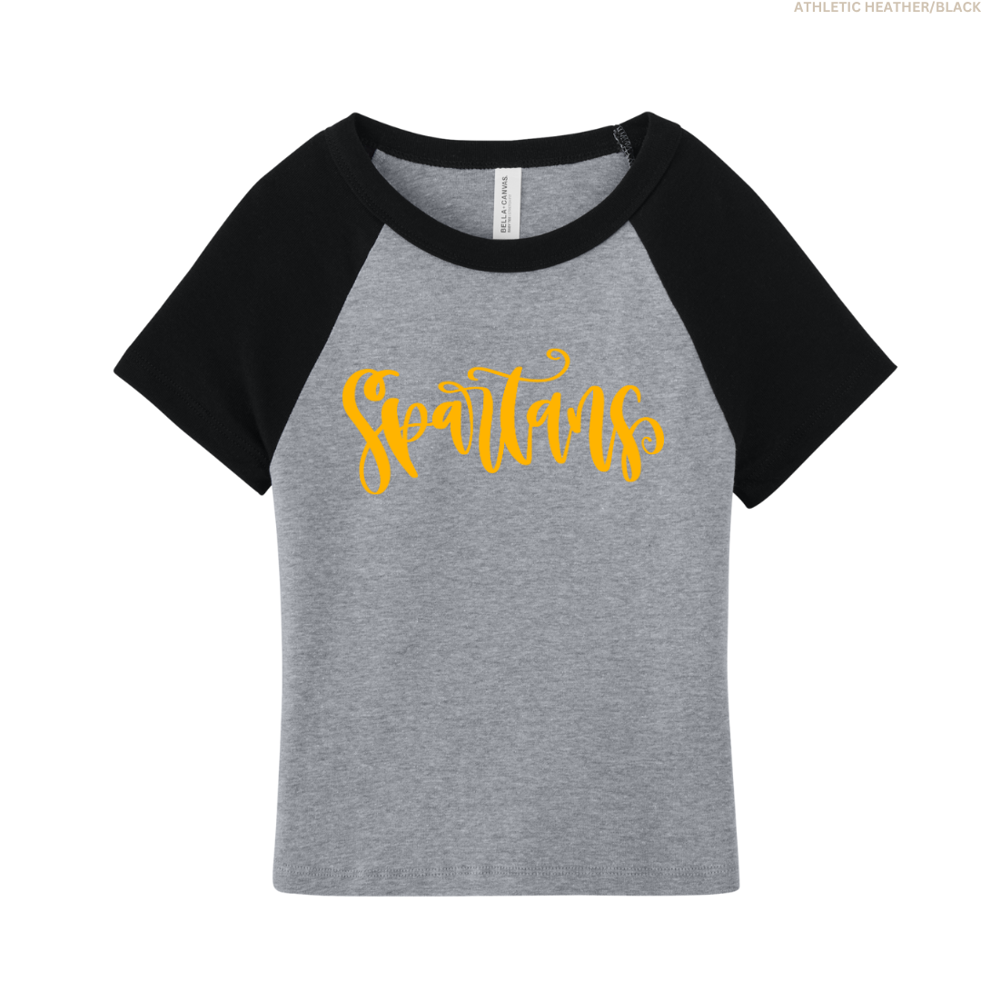 Spartans Women's Raglan Baby Tee